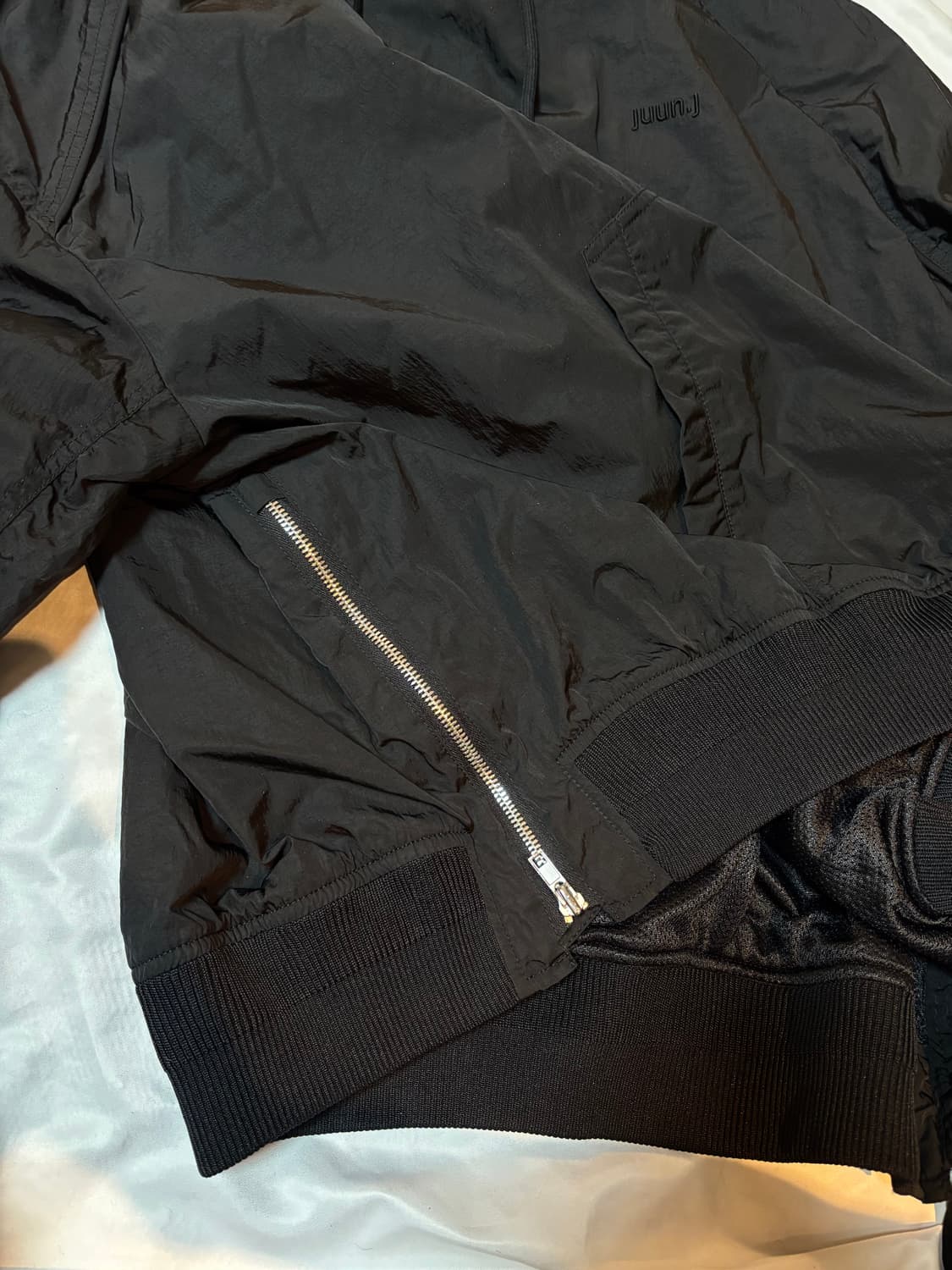 Nylon Zip MA-1 Hoodie  상품이미지7