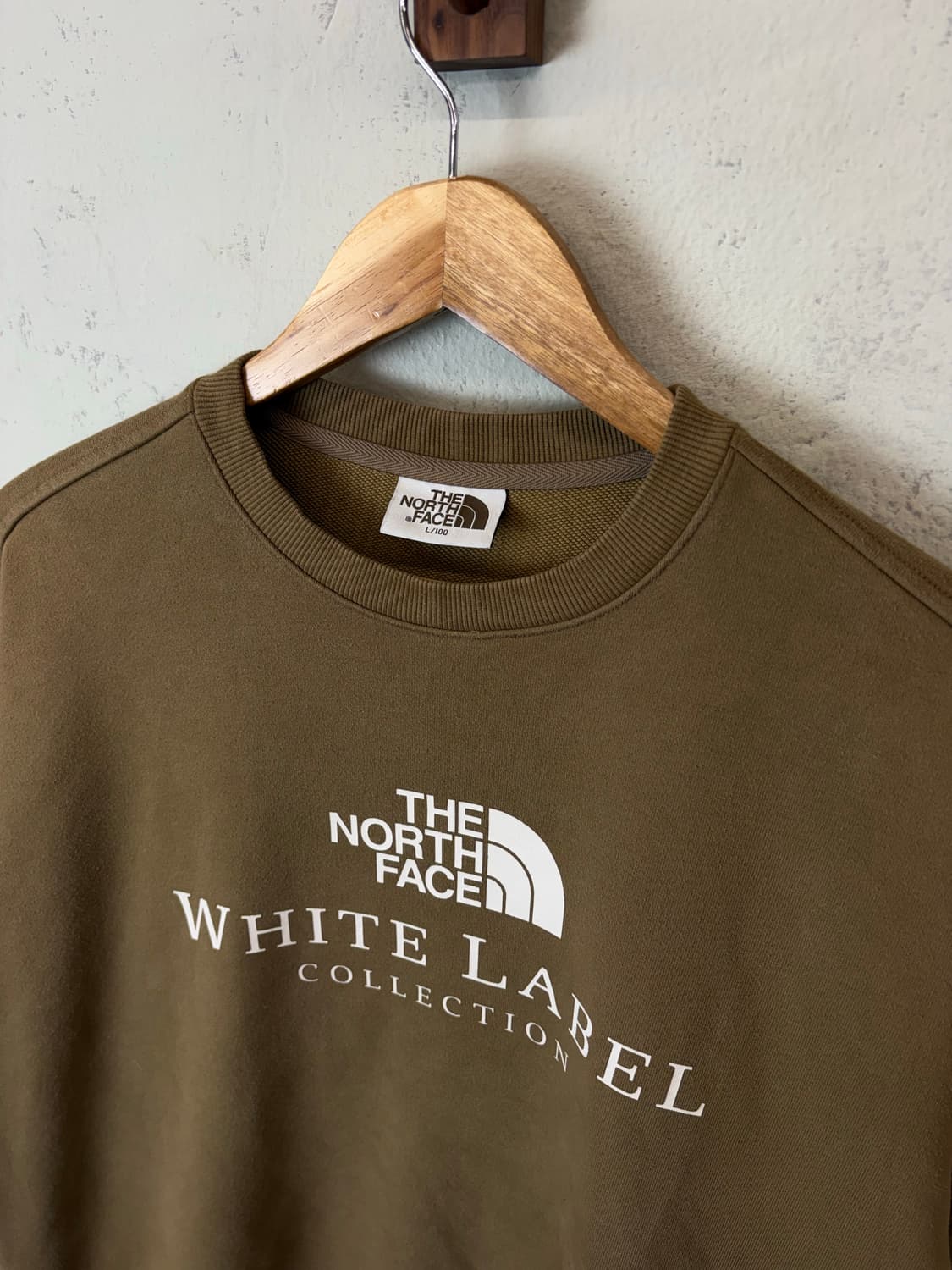 노스페이스 화이트라벨 컬렉션 브라운 스웻셔츠 상품이미지5