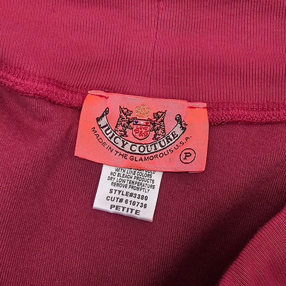 S Juicy Couture 프릴 치마 셋업 와인 상품이미지9