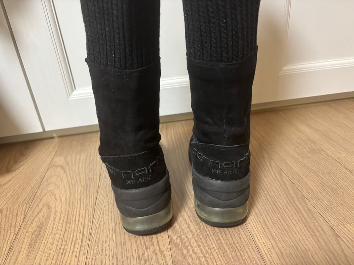 상태최상 원가 30 포나리나 니트부츠 롱부츠 가죽부츠 퍼부츠 225 갸루 상품이미지7