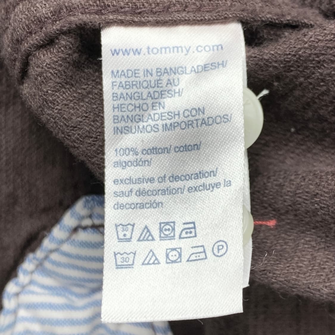 [S/정품] 타미힐피거 브라운 골덴 셔츠 상품이미지5