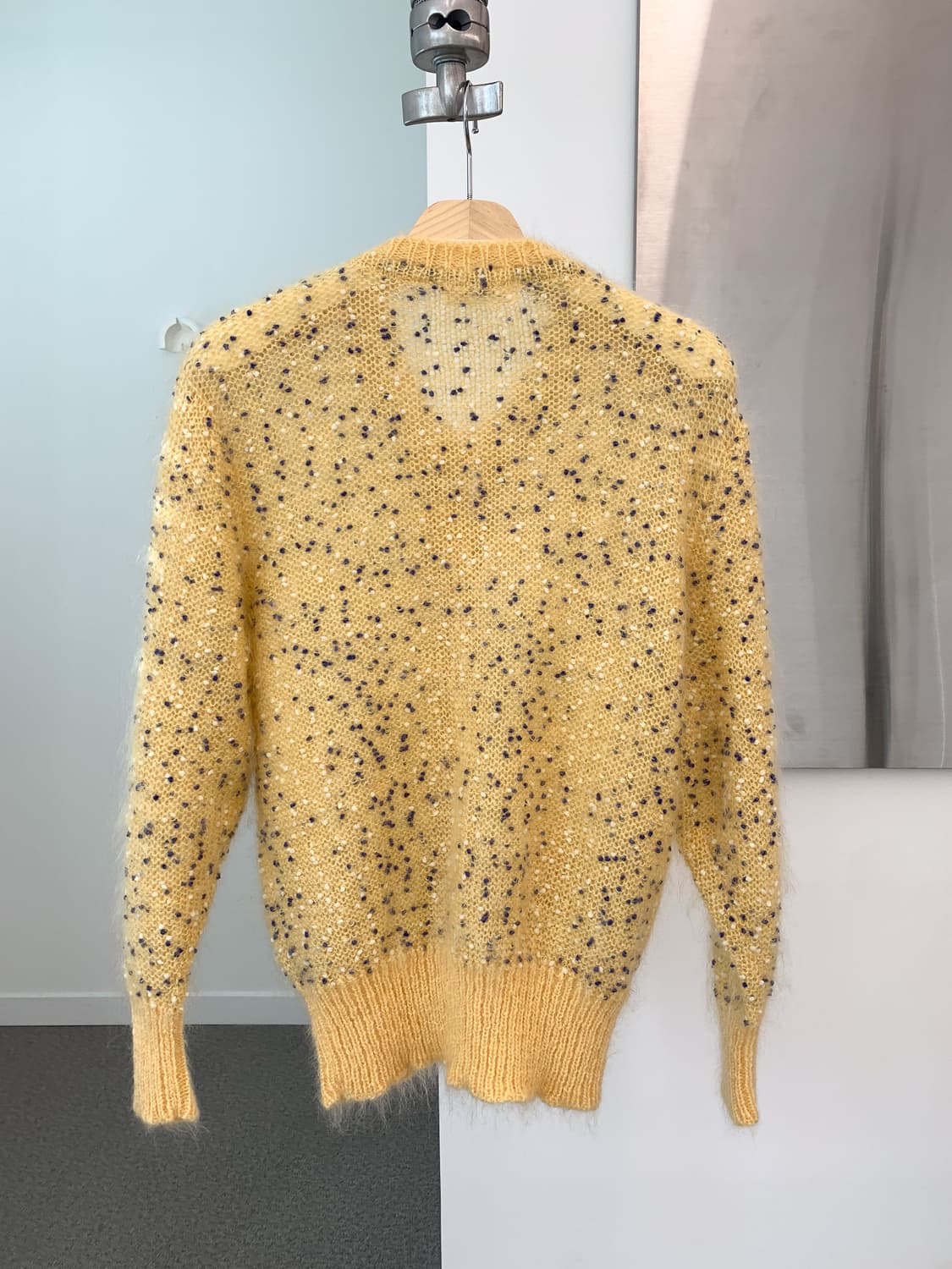  JPN 모헤어 니트 가디건 W100-105 상품이미지5