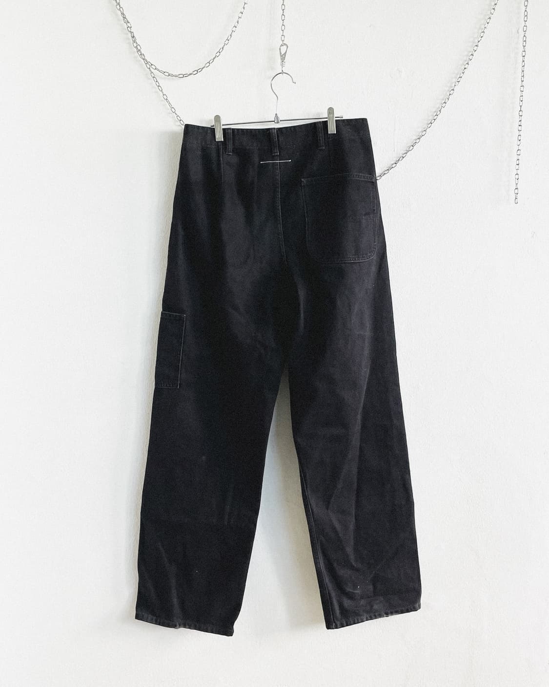 MM6 23SS 루즈 스트레이트핏 드롭크로치 데님 상품이미지5