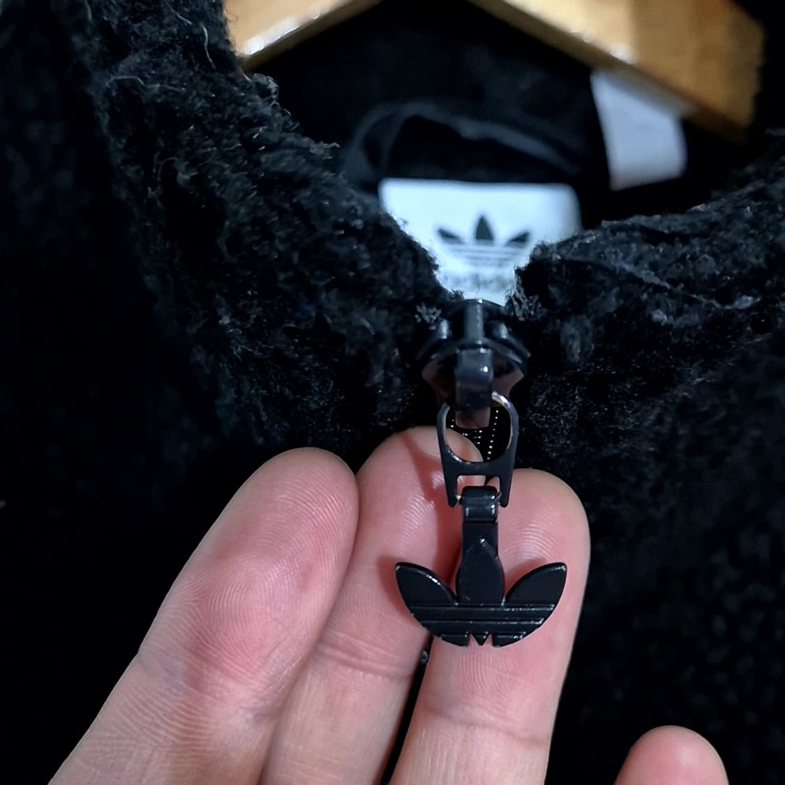 Adidas 아디다스 빅 트레포일 쉐르파 자켓 상품이미지3