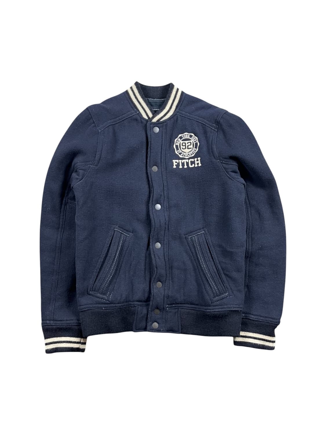 ABERCROMBIE & FITCH 울 혼방 바시티 자켓 상품이미지1