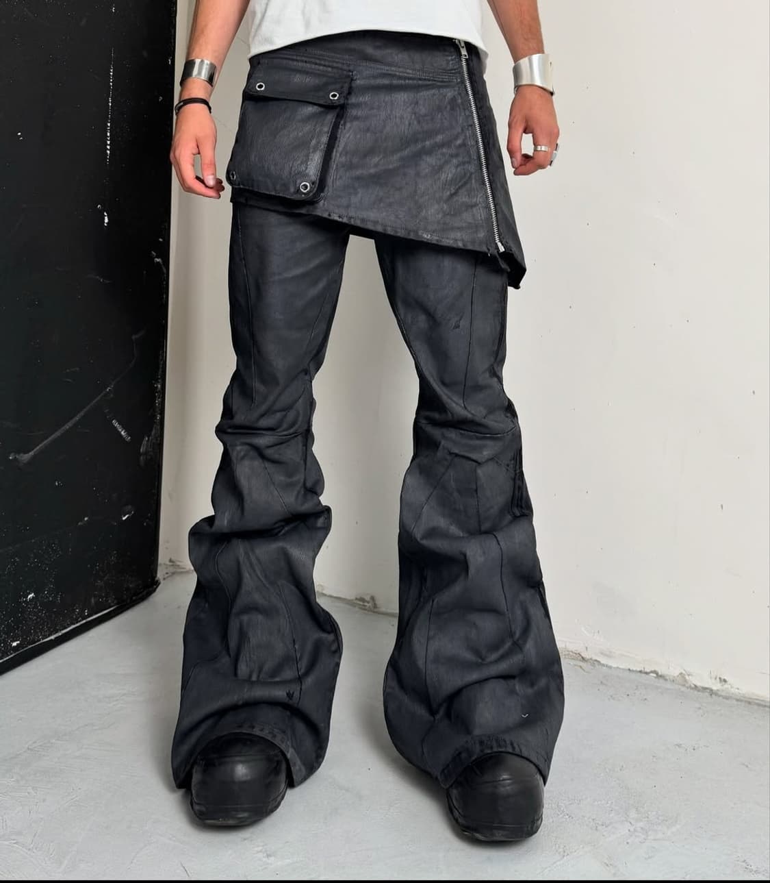 nicolaslee Onyx Skirt Denim 상품이미지1