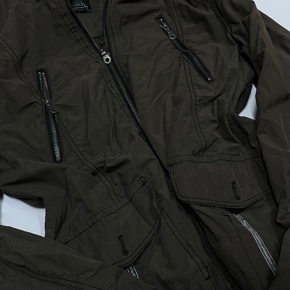 큐빈티지 본더치 셔링 집업 야상 상품이미지1