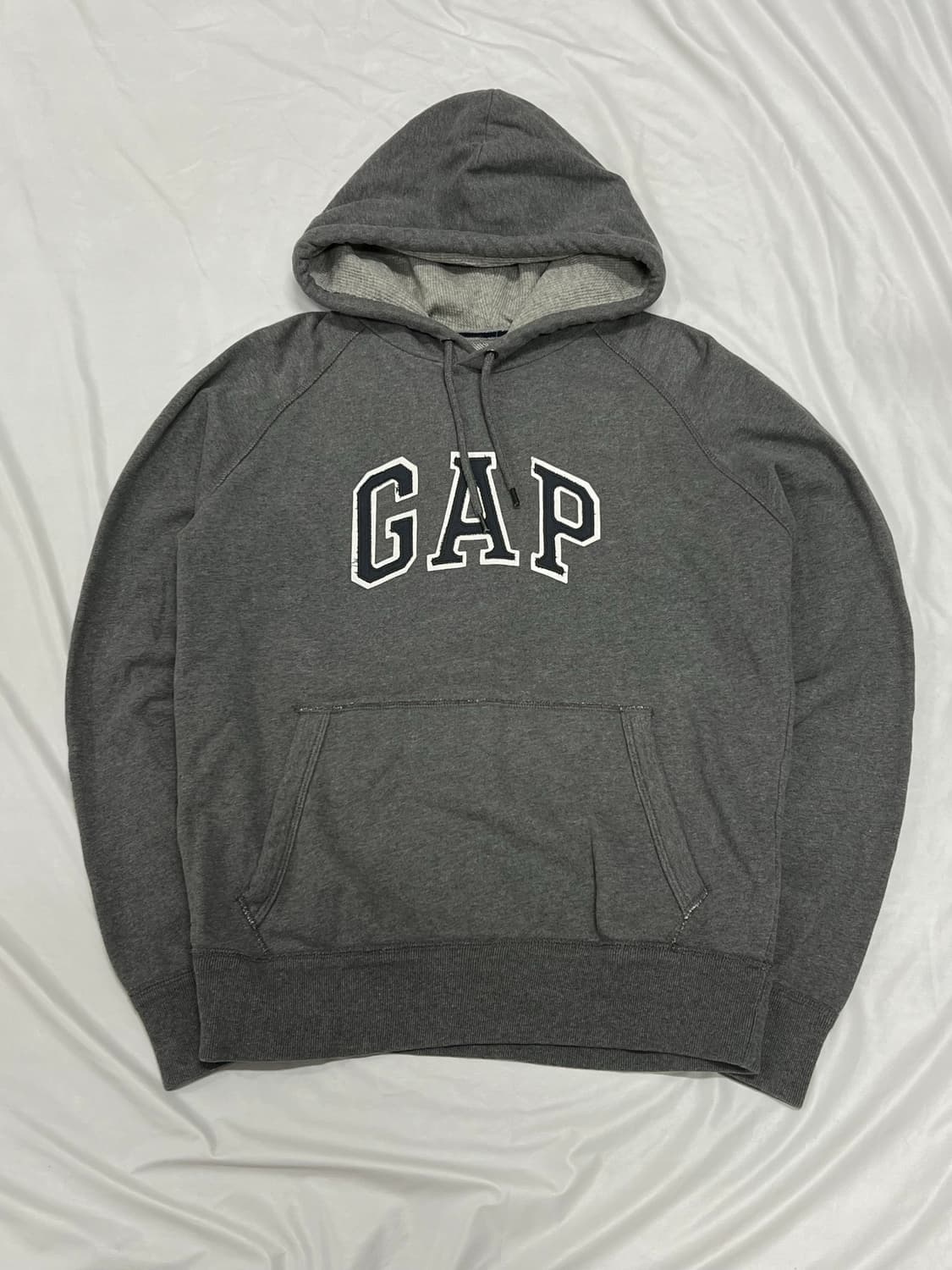 (S) GAP 후드 티 그레이/네이비 상품이미지1