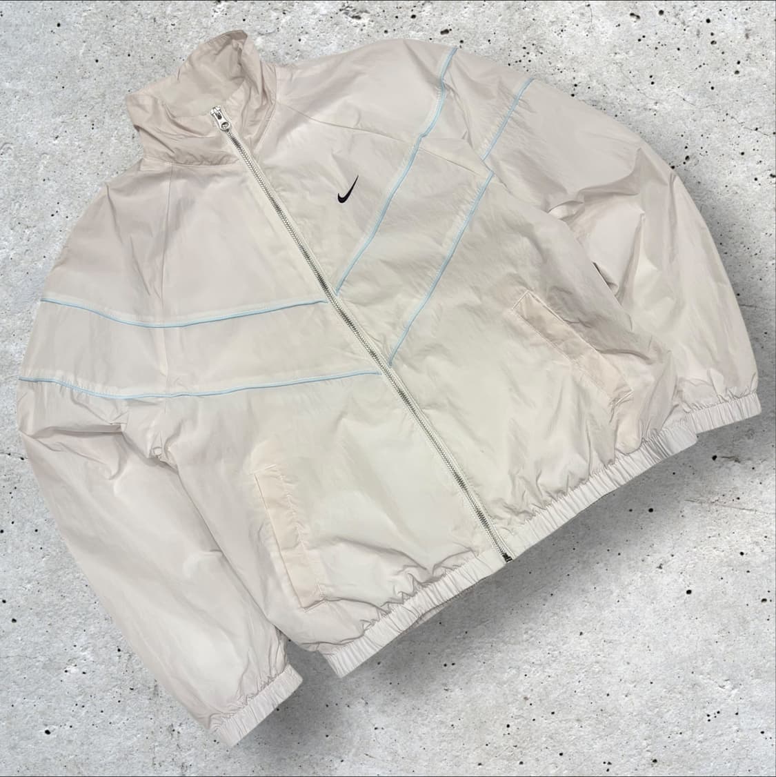 [L] 나이키 루즈 UV 바람막이 아이보리 블루라인 C411 상품이미지1