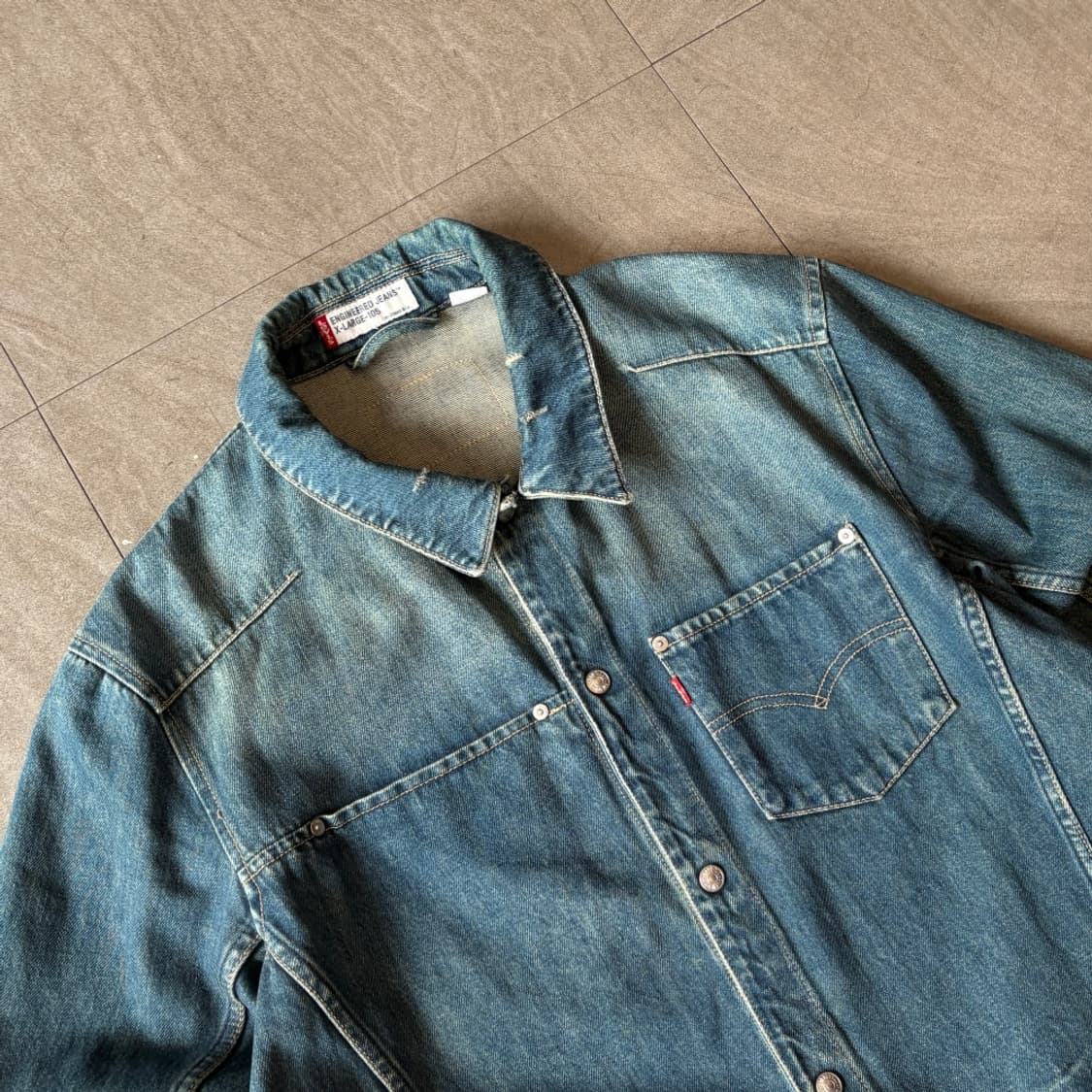리바이스 정품 엔진 데님 자켓  상품이미지2