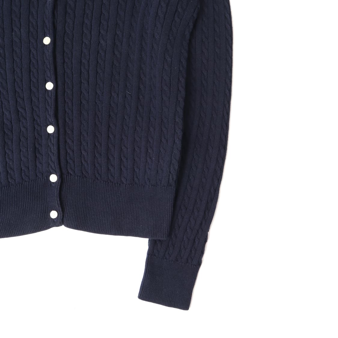 폴로 랄프로렌 네이비 코튼 니트 가디건 상품이미지4