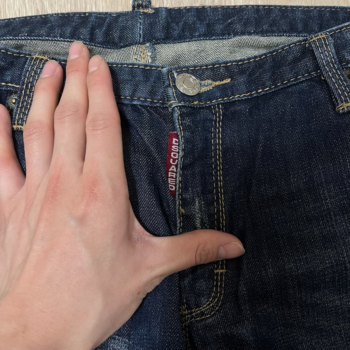 디스퀘어드2 여성 데미지 워싱 데님 청바지 50  상품이미지3