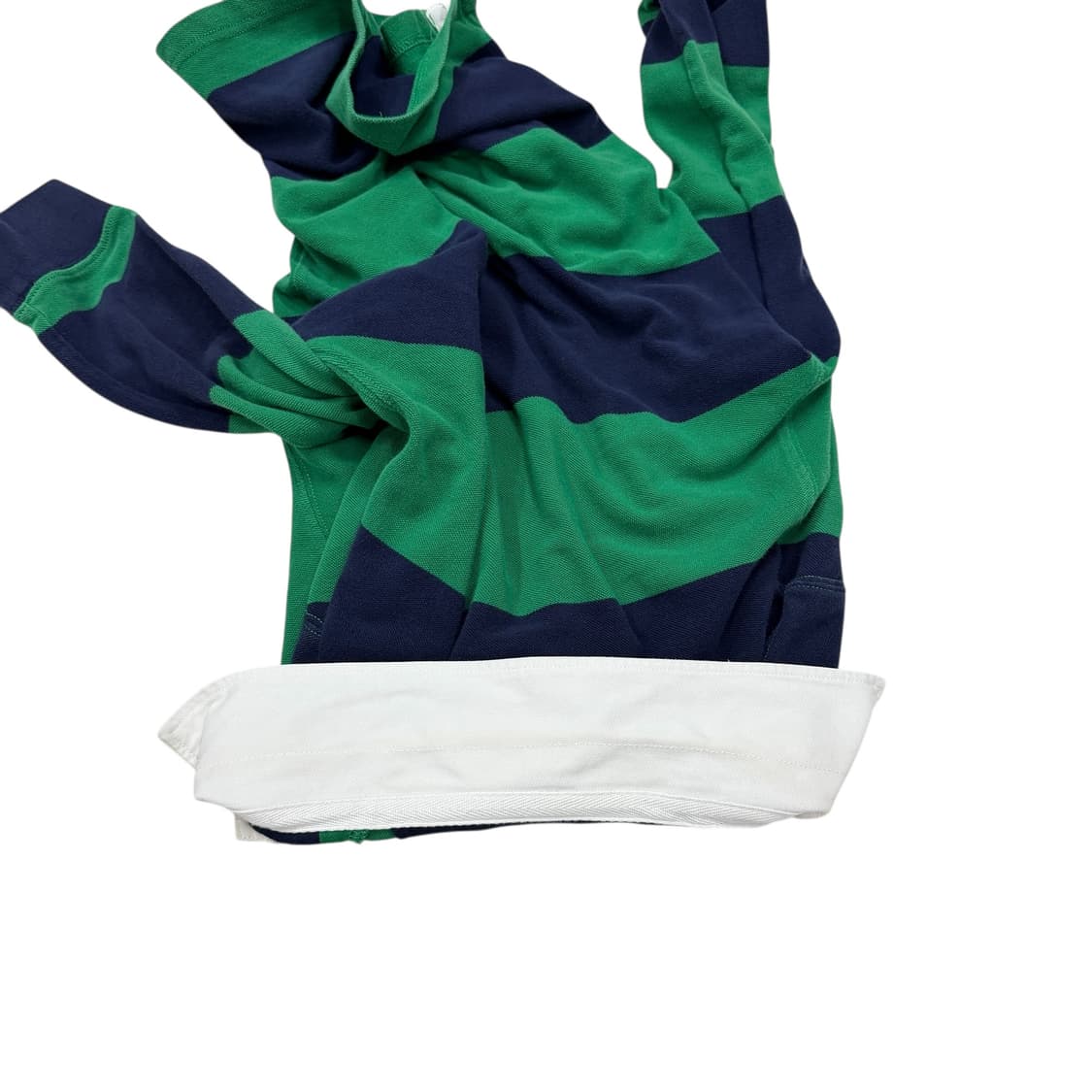 폴로 랄프로렌 빅로고 스트라이프 폴로 PK 럭비 카라티 그린 M 상품이미지7