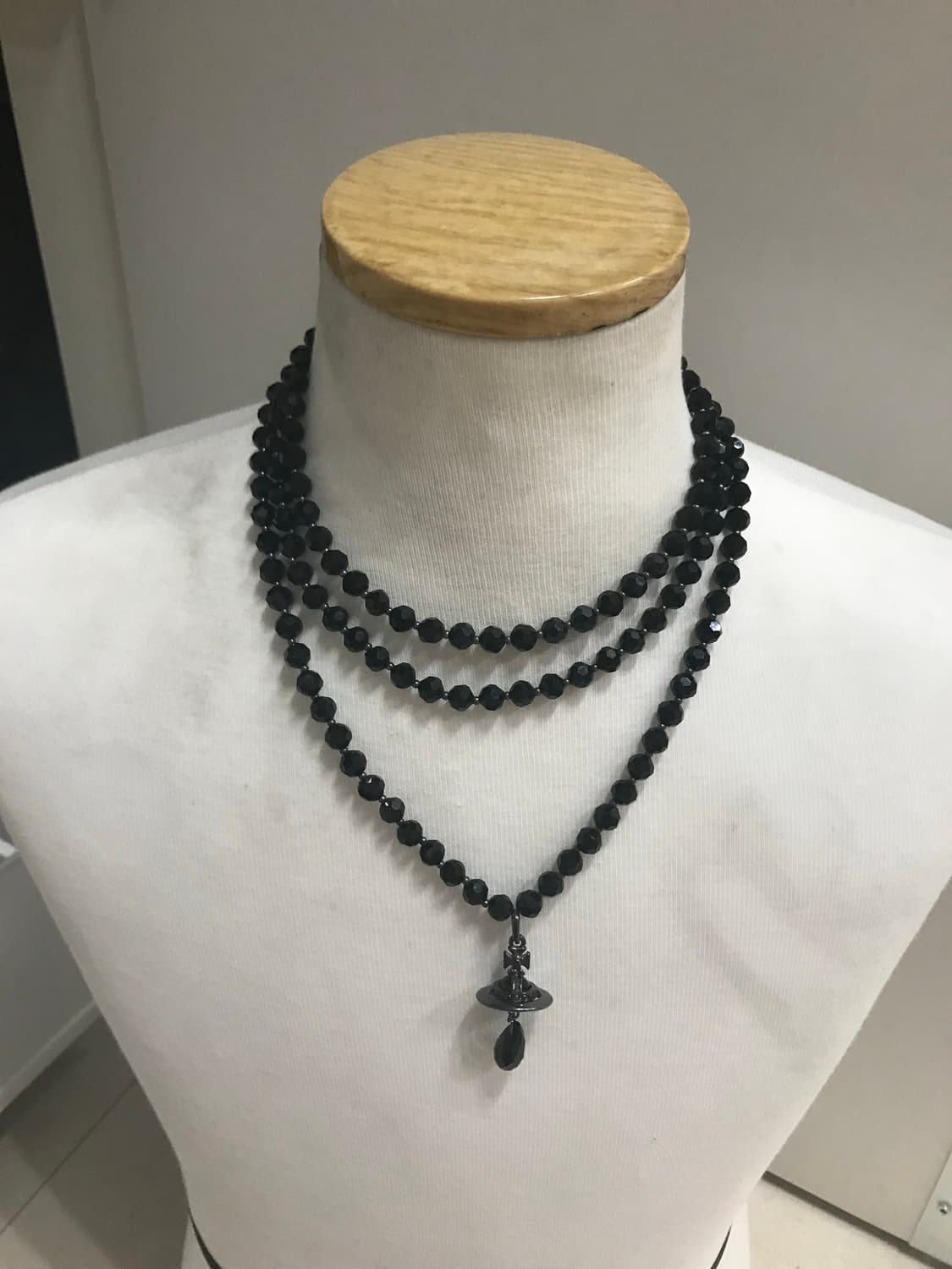 Vivienne Westwood three row orb necklace 상품이미지2