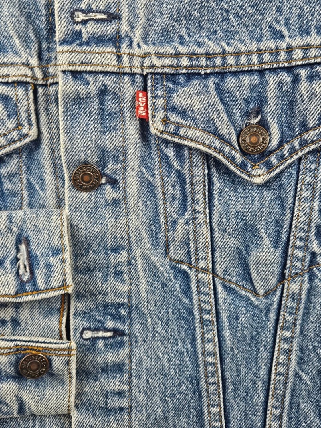 80's USA 리바이스 데님 트러커 자켓 ( SIZE10 )/ 8844 상품이미지7