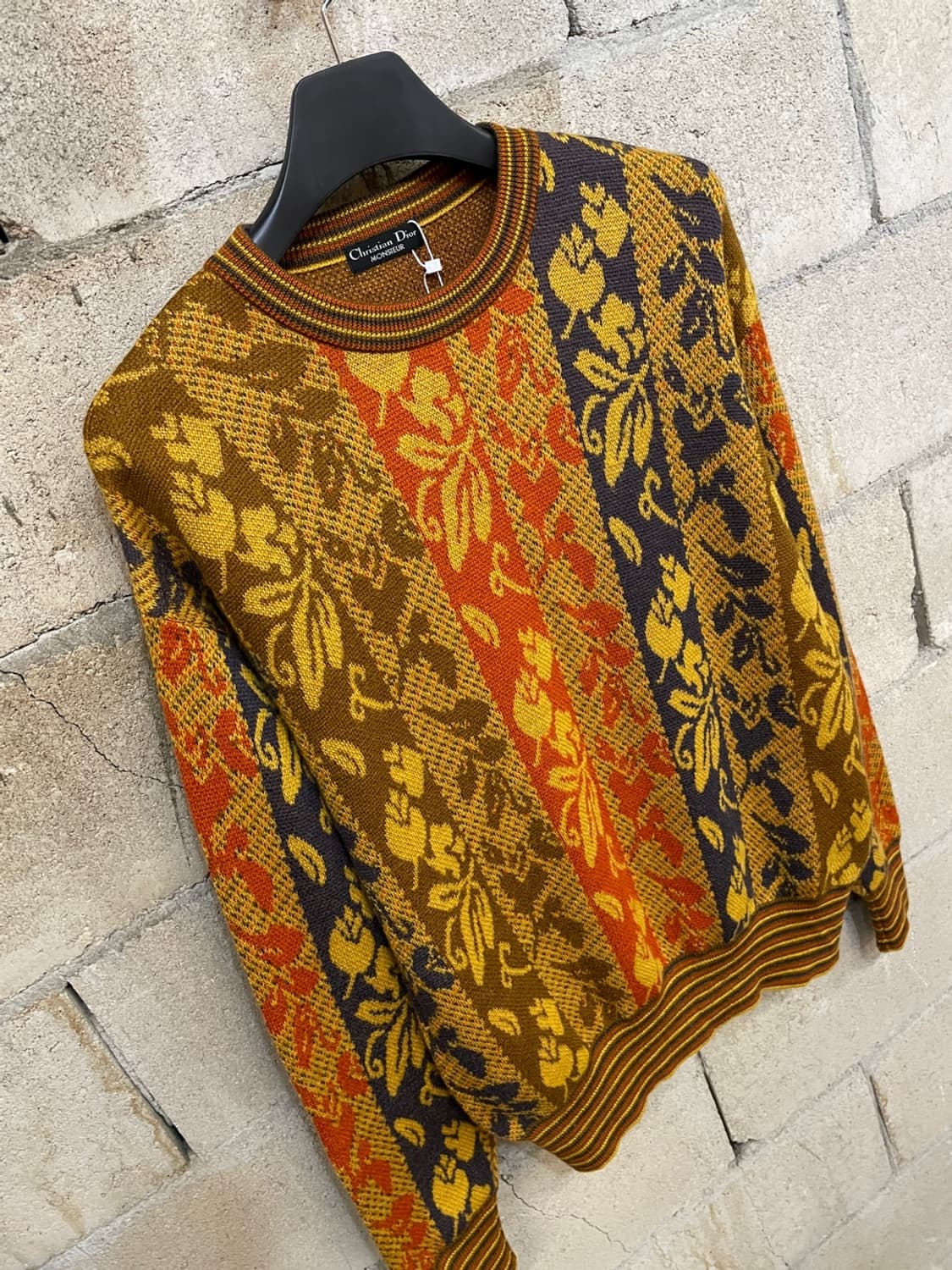 디올 플로랄 패턴 울 니트 상품이미지3