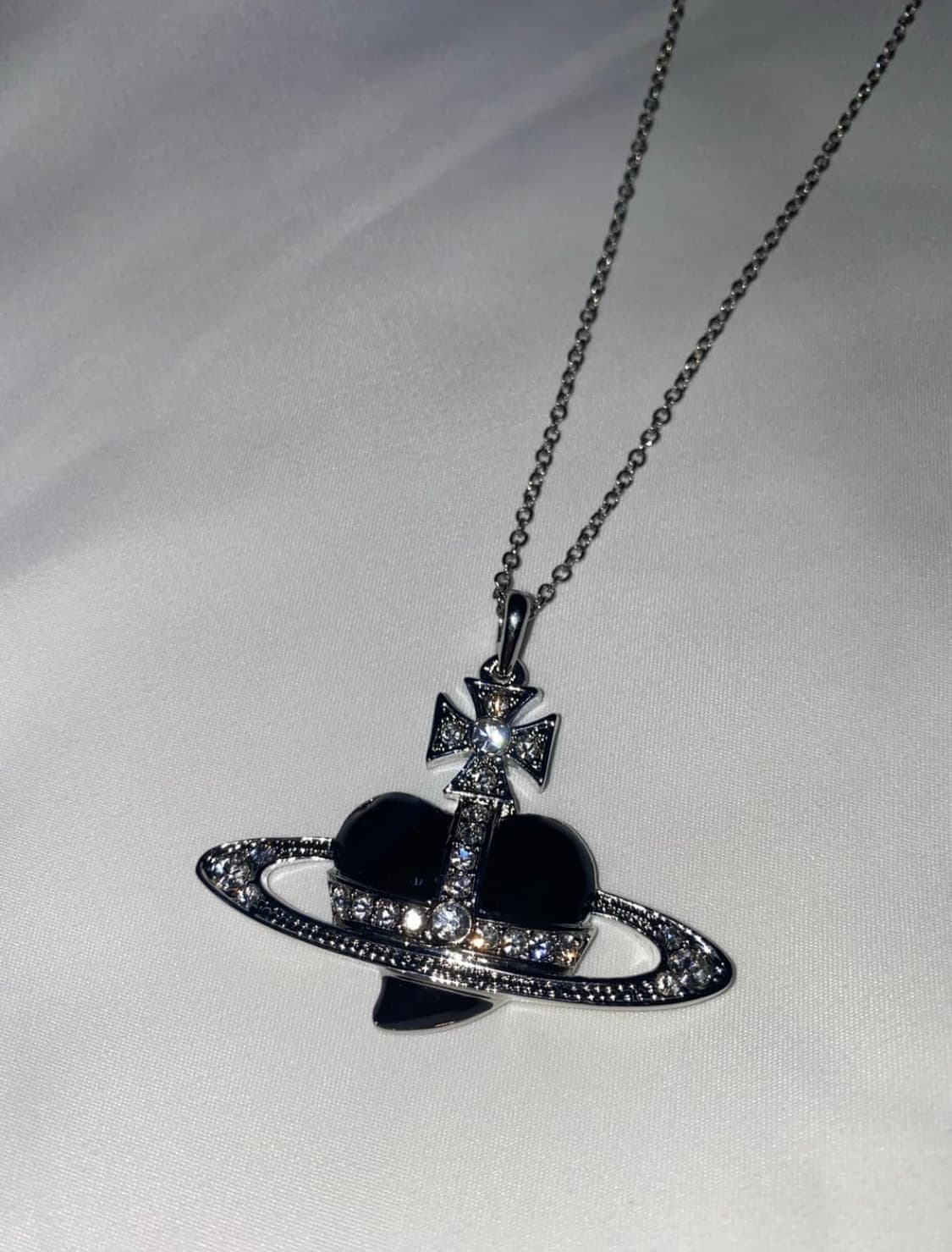 비비안웨스트우드 아카이브 블랙 디아망떼 팬던트 목걸이(새상품) 상품이미지5