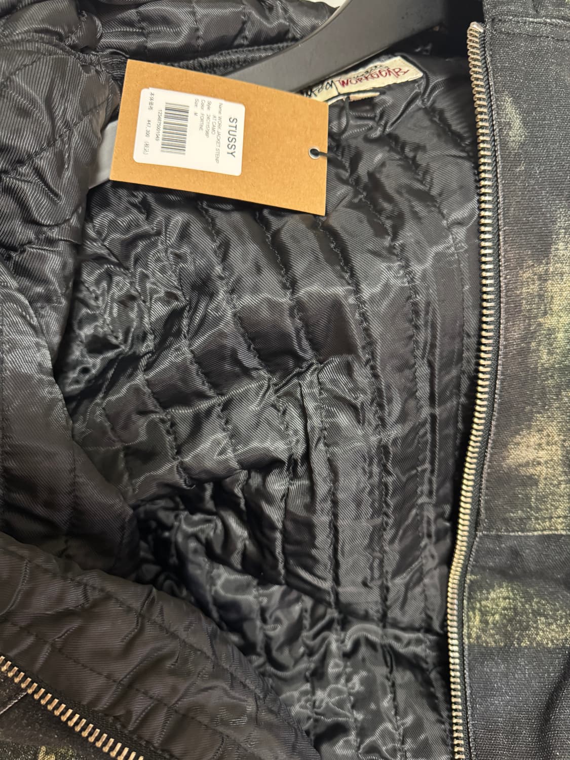 스투시 워크 스텐팻 카모 자켓 포틴 M 상품이미지5