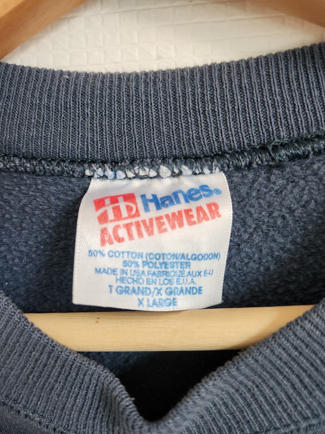 90s 헤인즈 미키마우스 래글런 스웻셔츠(USAmade) 상품이미지5