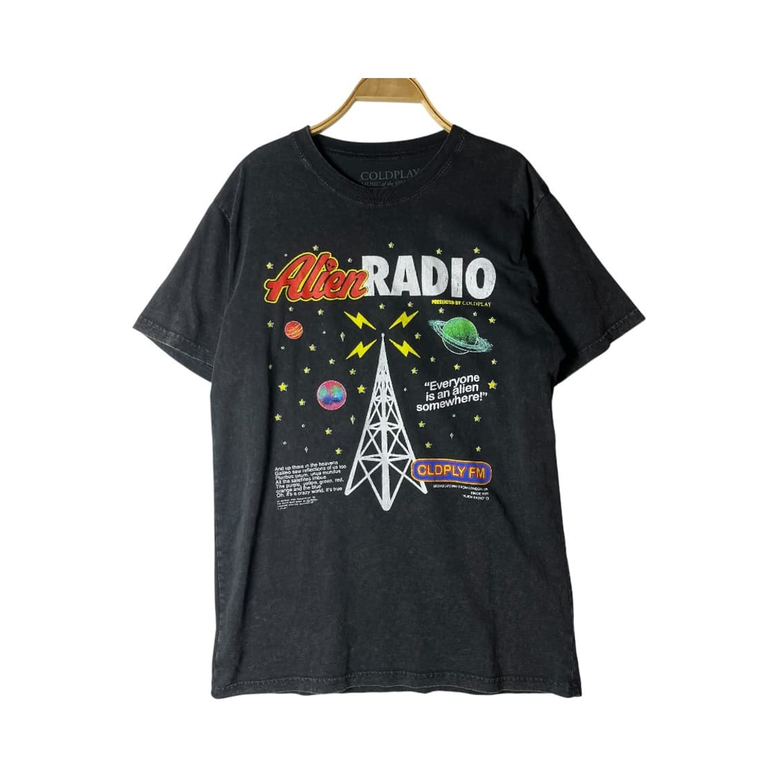 [Band Tees] 콜드플레이 에일리언 티셔츠 상품이미지1
