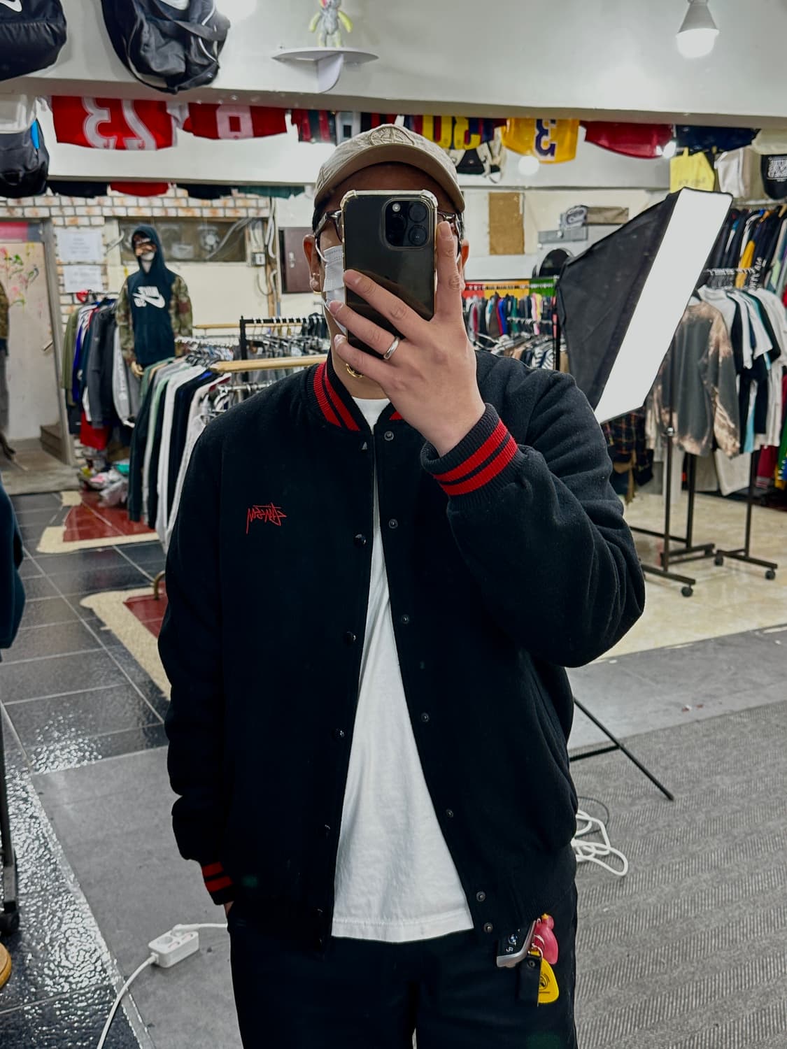 스투시 35주년 기념 월드 트라이브 울 바시티 M 상품이미지9