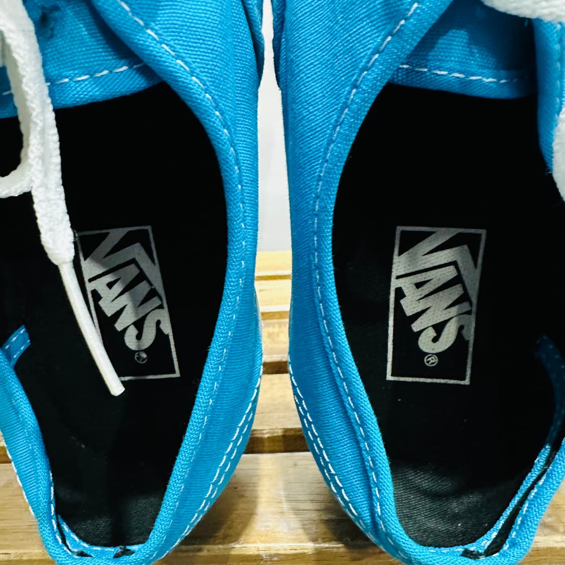 US8.5 265) 반스 운동화 남성 남자 신발 어센틱 블루 상품이미지8