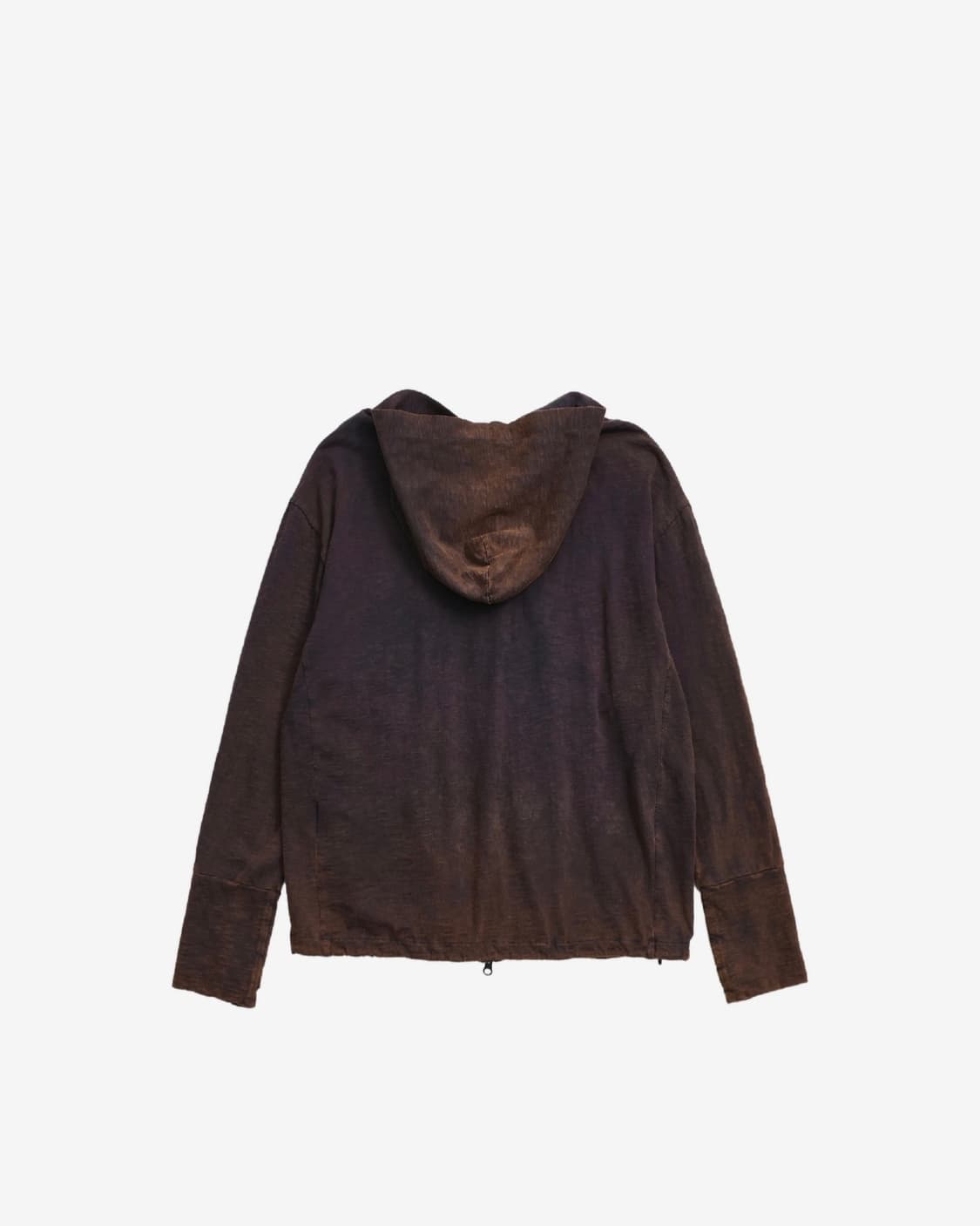 BLEACHED SLUB HOODED ZIP UP (BLEACHED NA 상품이미지2