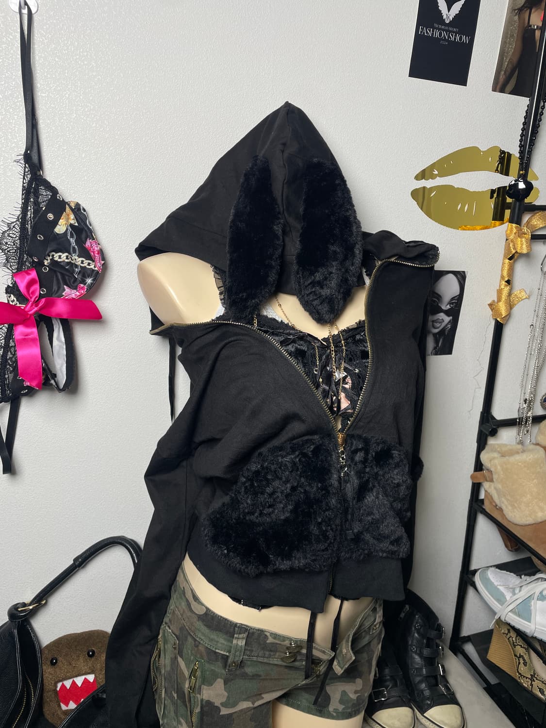 Secret honey 토끼 후드집업 상품이미지1