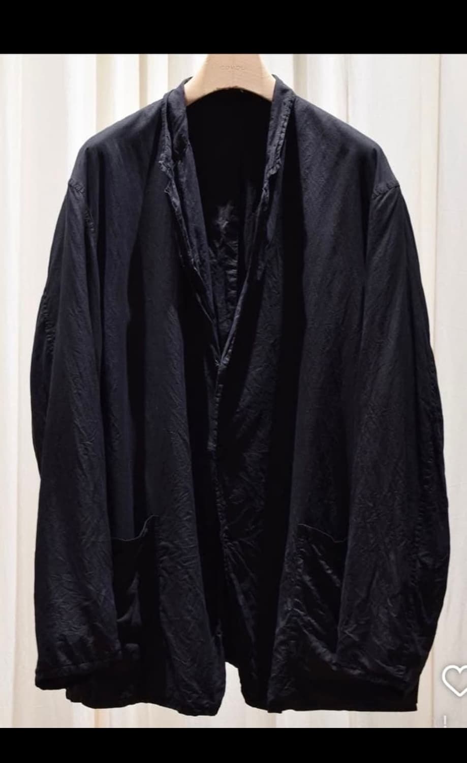 25ss 코모리 가먼트 다잉 실크 셋업3 상품이미지1