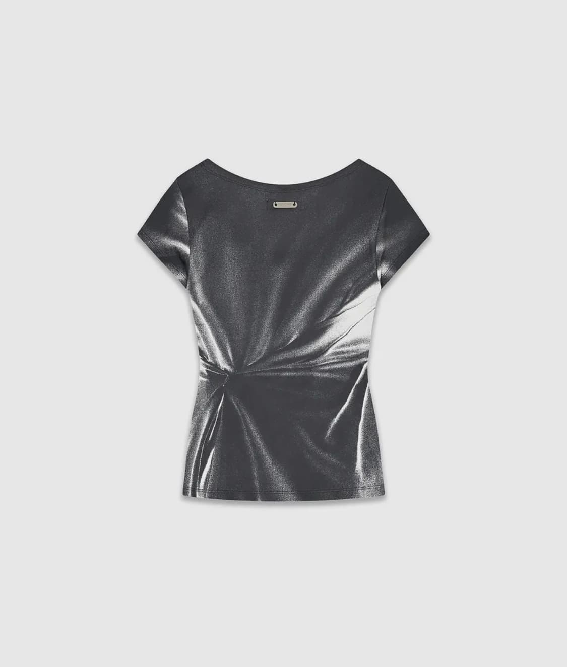 나체 PEARLNECKLACE PRINTED T-SHIRTBLACK 상품이미지2
