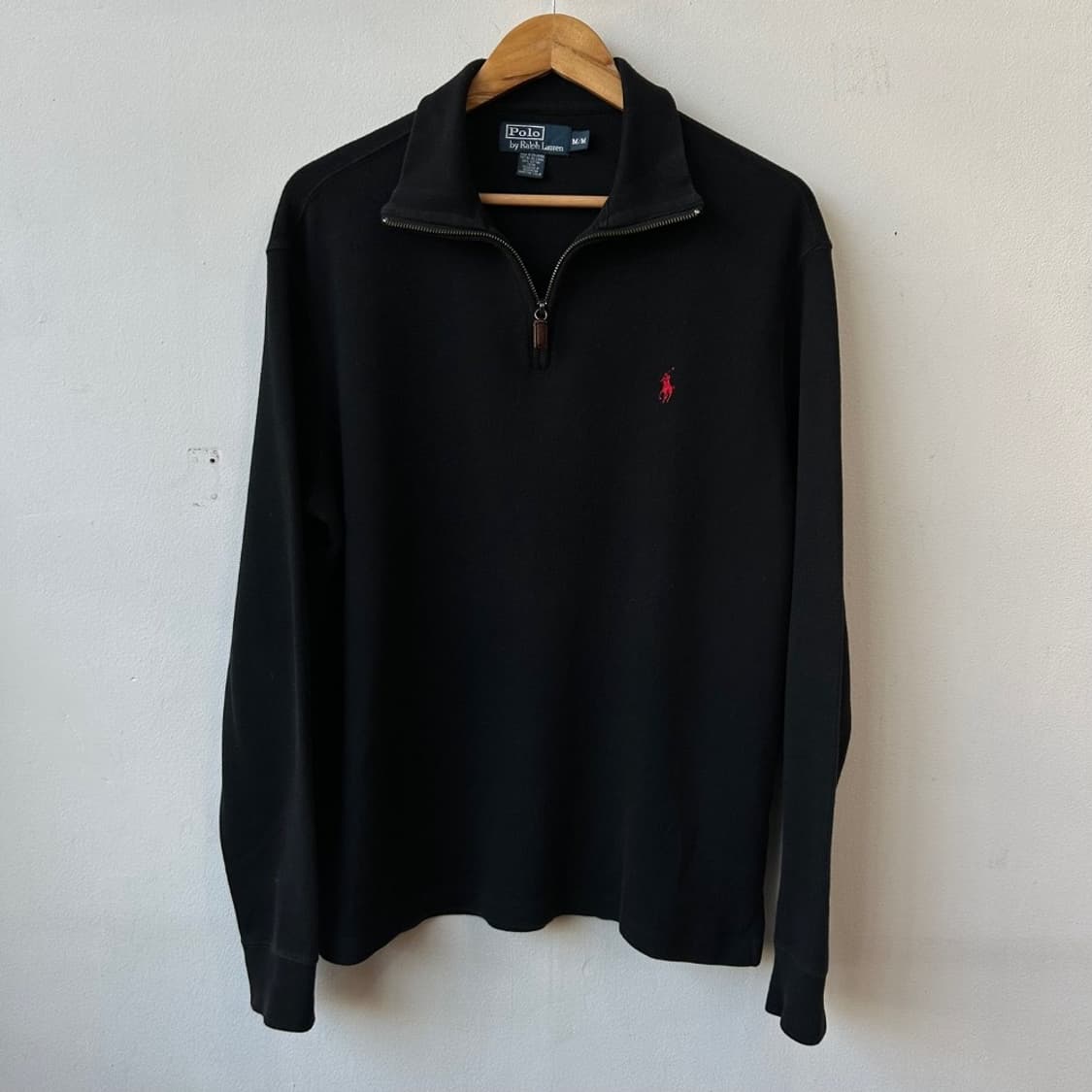 9897 - 폴로 랄프로렌 블랙 반집업 니트 상품이미지1