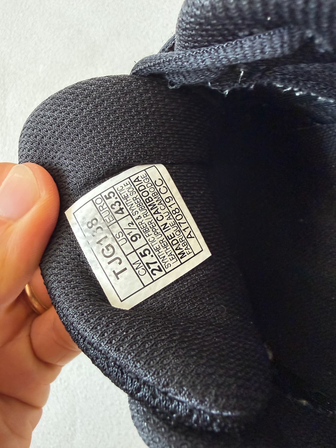 [275]아식스(asics) 런닝화 블랙 상품이미지9