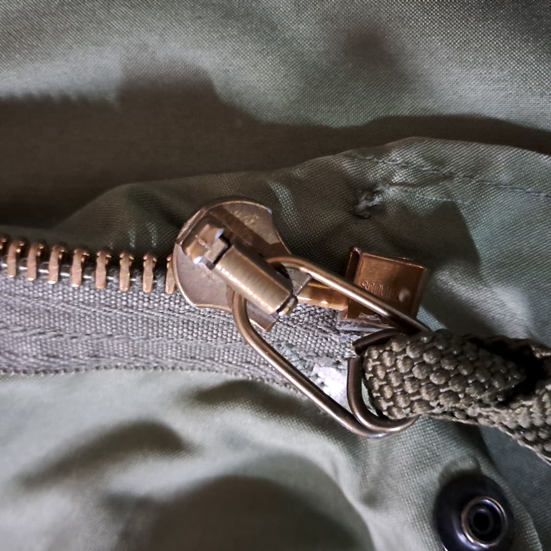 (택포) m65 피쉬테일 개파카 팔기장 수선 XXS B732 상품이미지6