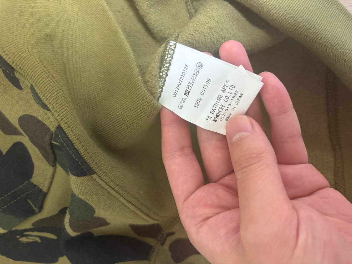 베이프 샤크 후드 카모L 상품이미지2