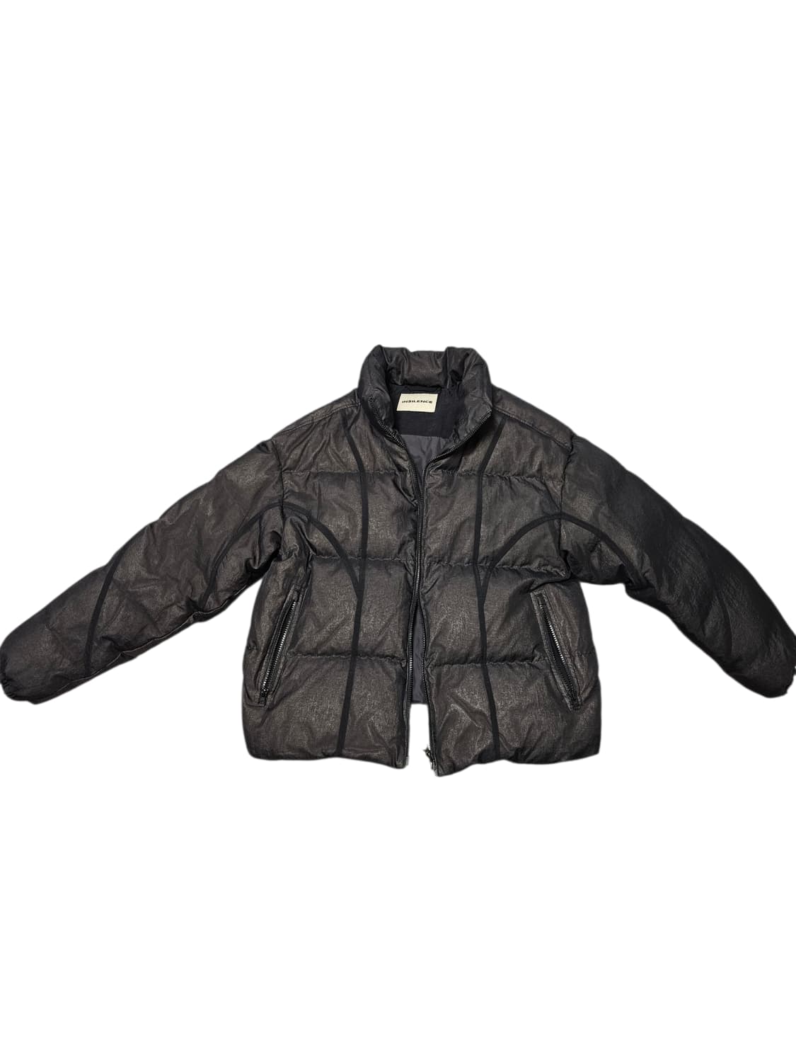 인사일런스 더블 레이어드 다운 자켓 블랙 L 상품이미지3