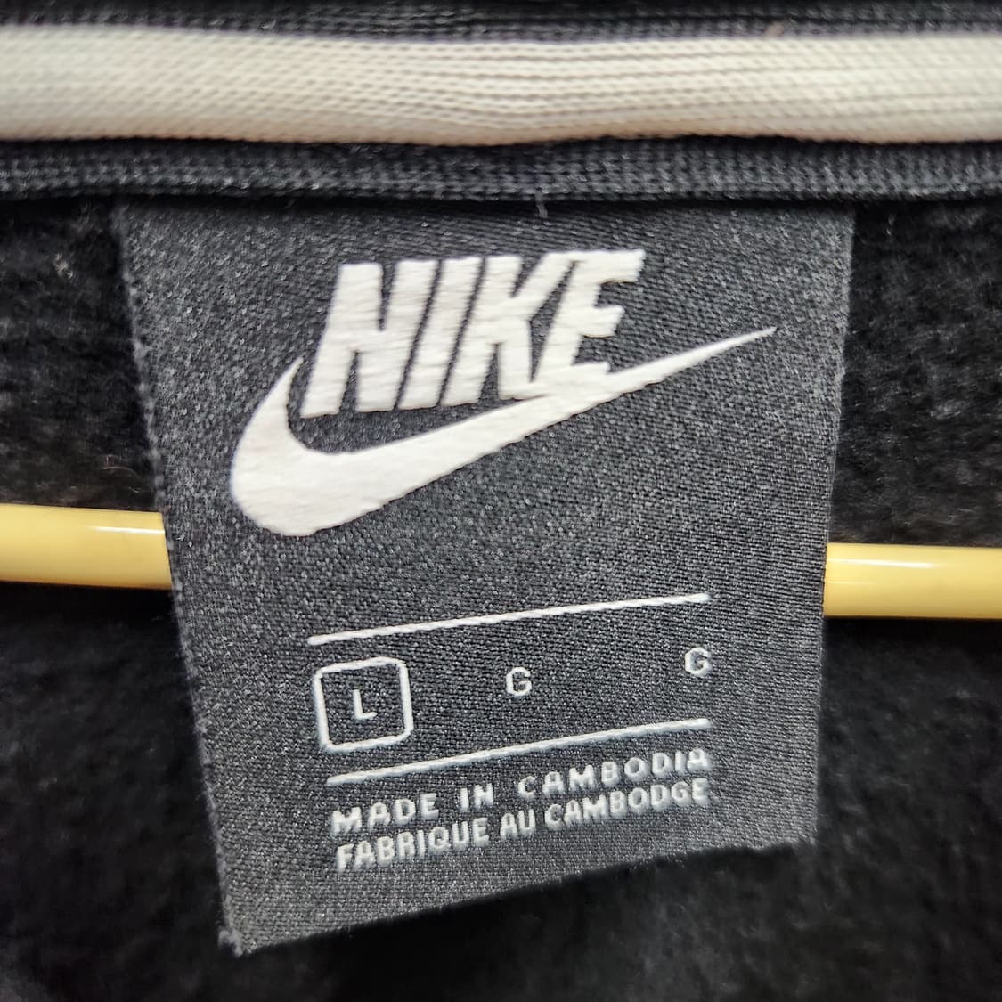 나이키에어 빅로고 소매배색 풀집업 후드집업 XL 상품이미지5