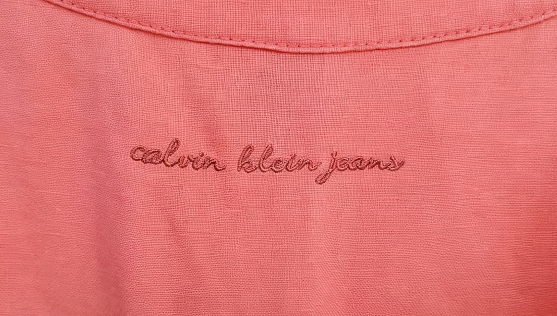 (American vintage) 캘빈클라인100%리넨코랄핑크 상품이미지7