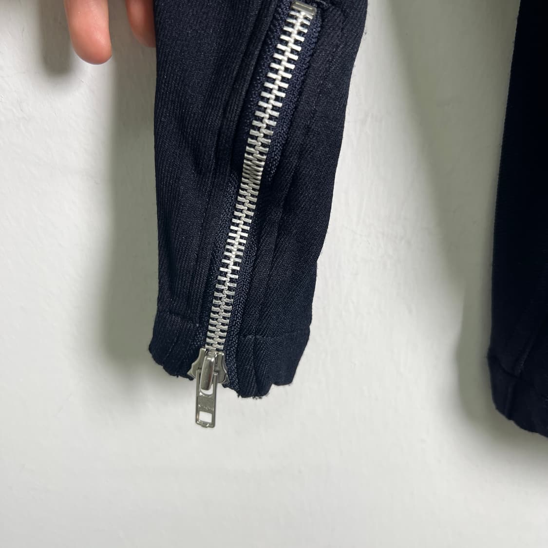 CDG 꼼데가르송 네이비 코튼 라이더 자켓 XS 상품이미지8