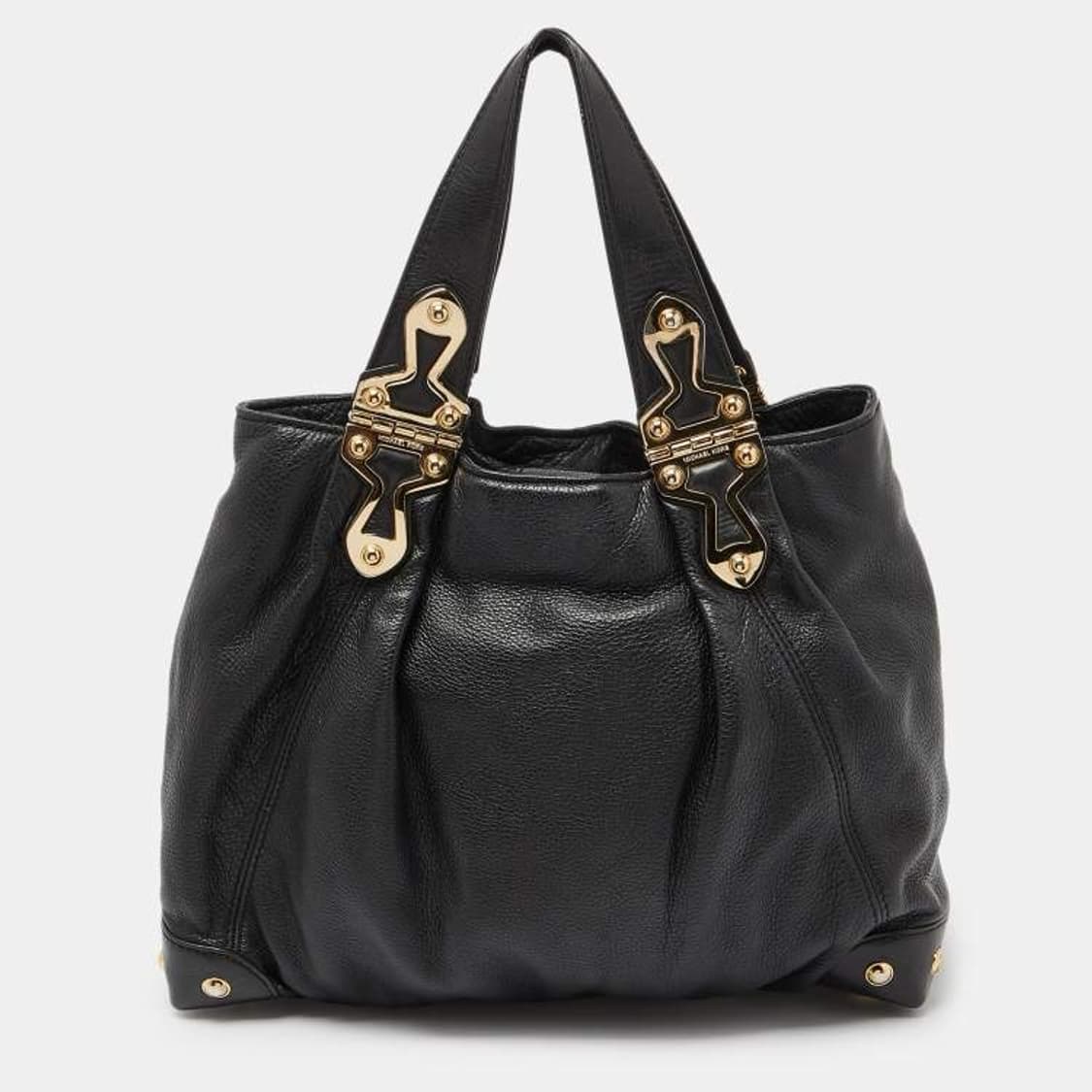 Michael Kors Black Leather Tote bag 상품이미지1