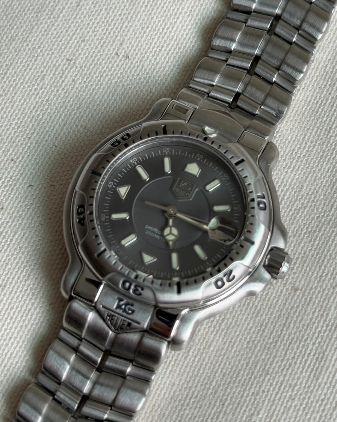 태그호이어6000  그레이 다이얼 36mm 상품이미지4