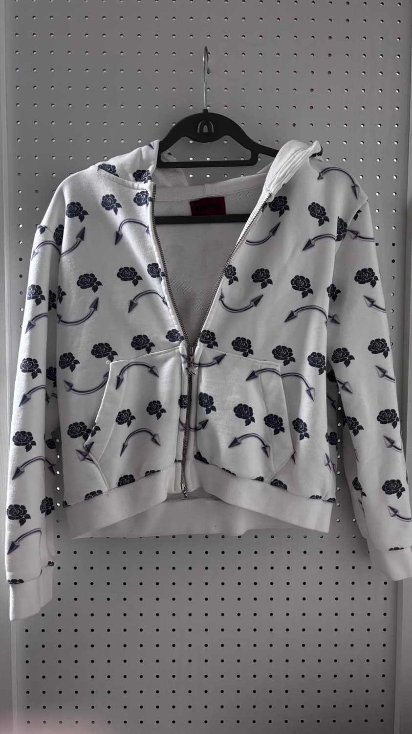 모멘텔 후드집업 화이트 상품이미지1