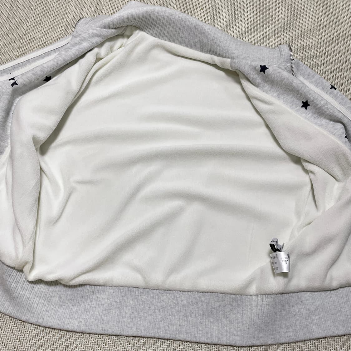 w.management 별패턴 투웨이 기모집업 상품이미지3