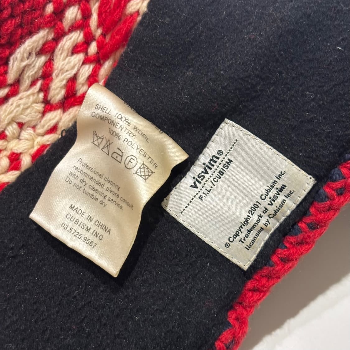 비즈빔 visvim 이어플랩 폼폼 니트 햇 상품이미지5