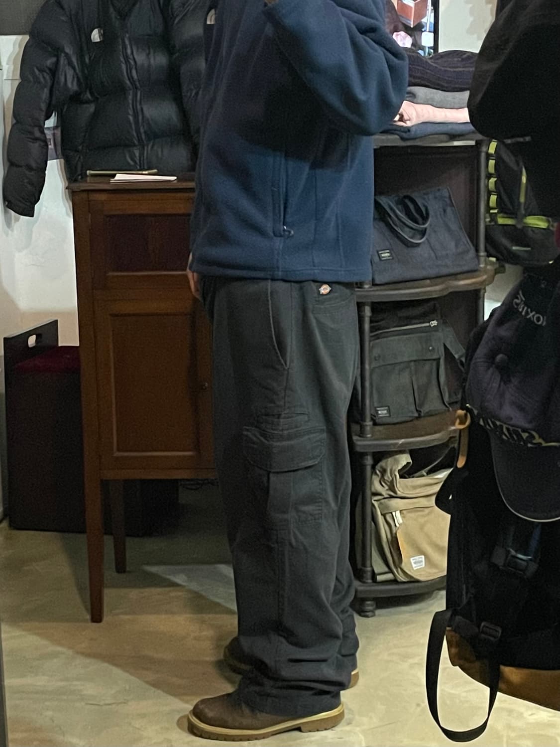 디키즈 블랙 코튼 카고팬츠 상품이미지3