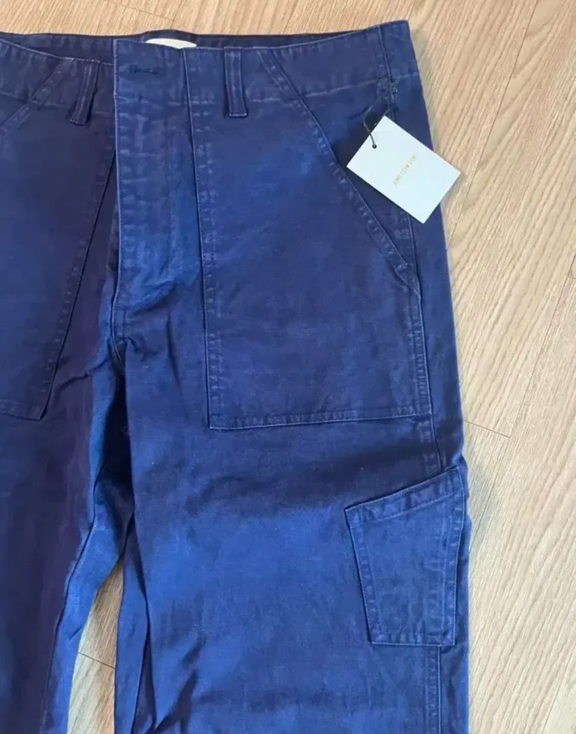 [34] 에임레온도르 팬츠  네이비 워시드 팬츠 상품이미지1