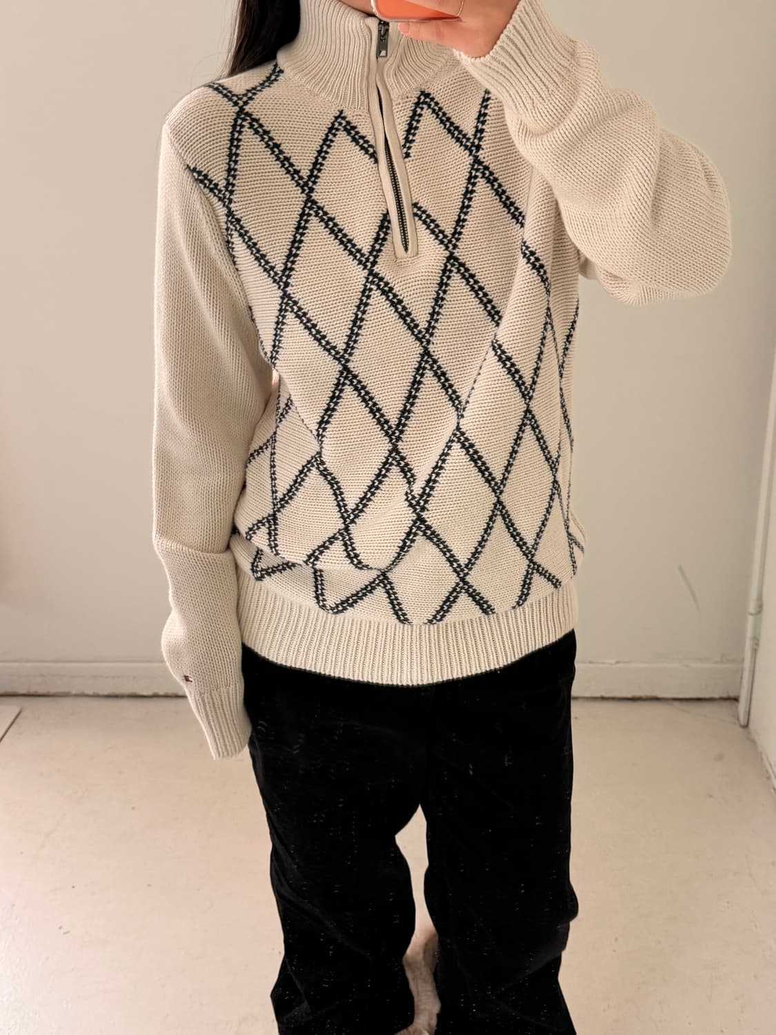 타미힐피거 쿼터 집 니트스웨터 상품이미지3