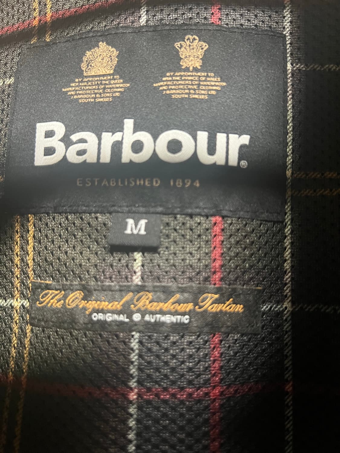 바버 스페이 캐주얼 논왁스 os 다크네이비 m사이즈 새상품급 상품이미지2