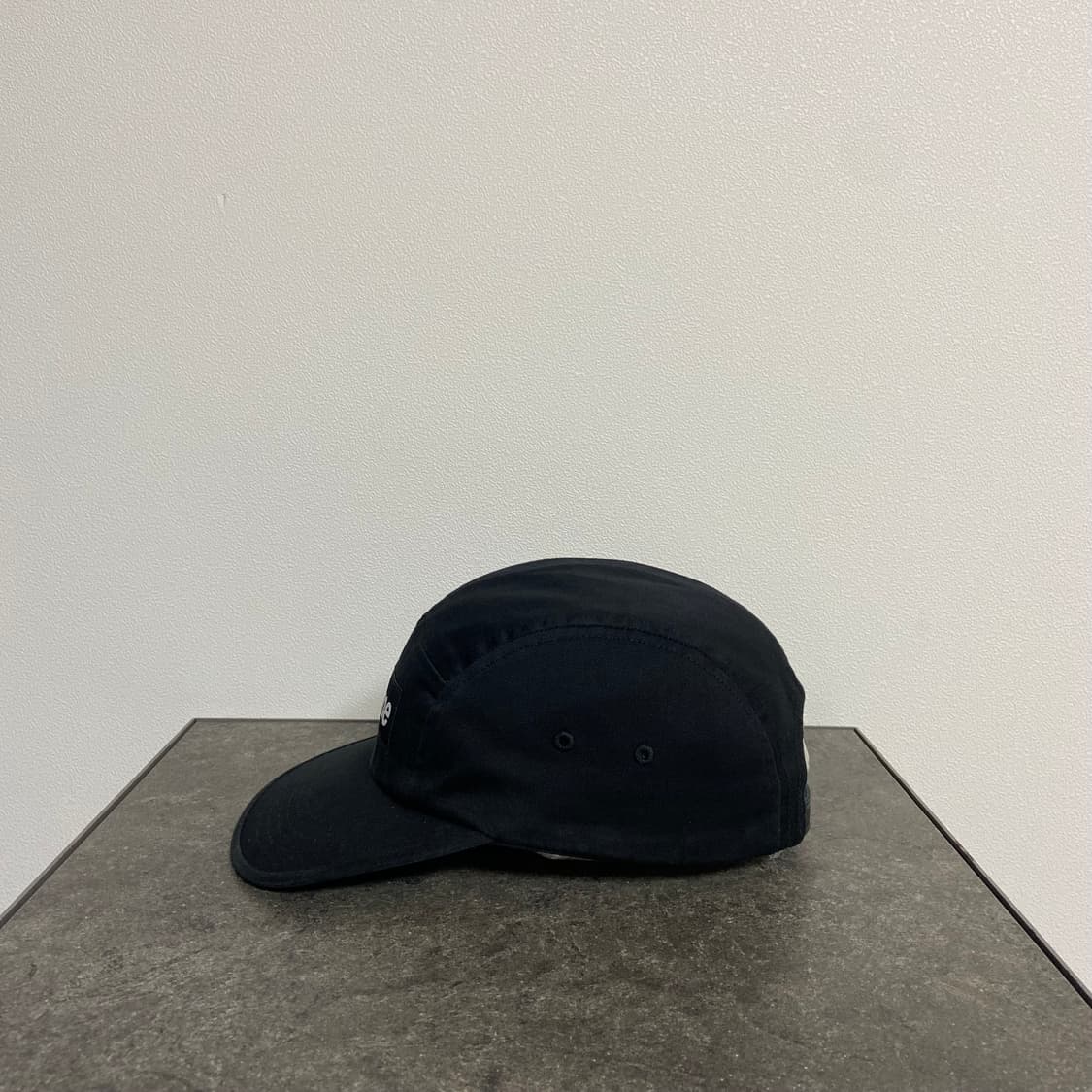 슈프림 캠프캡 모자 워시드 블랙 박스로고 상품이미지2