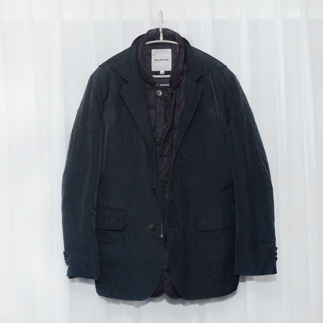 빈폴 피그먼트워싱 디테처블 구스다운 패딩 투인원 자켓 (100+) 상품이미지1