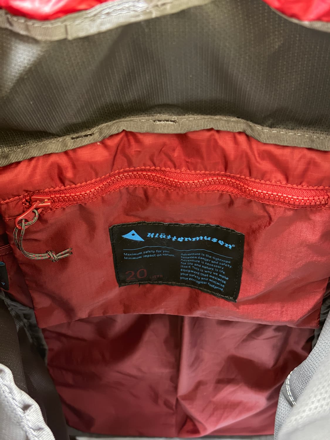 클라터뮤젠 델링 20L 백팩 + 가슴끈 상품이미지6